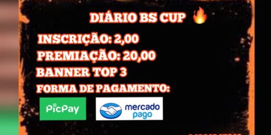 Imagem do grupo de WhatsApp INSCRIÇÃO DIÁRIO BS CUP