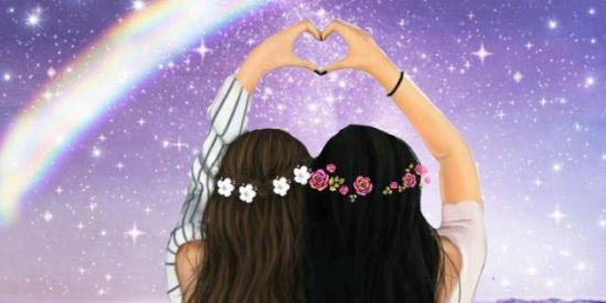 Imagem do grupo de WhatsApp Melhores amigas👭🏻💞