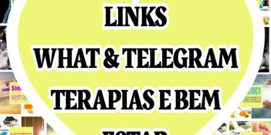 Imagem do grupo de WhatsApp Links Terapias e bem esta