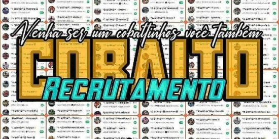 Imagem do grupo de WhatsApp RECRUTAMENTO COBALTOS