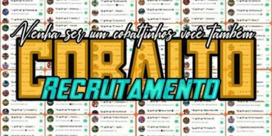 Imagem do grupo de WhatsApp Recrutamento Bonde Cobalto