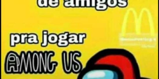 Imagem do grupo de WhatsApp Tropa do Among Us 😎