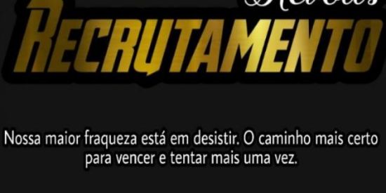 Imagem do grupo de WhatsApp Recrutamento ✦Rѵ'ร✦🔥