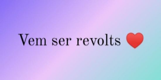 Imagem do grupo de WhatsApp Vem ser revolts