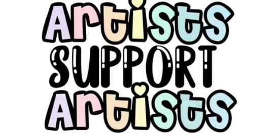 Imagem do grupo de WhatsApp artists support artists 🎨