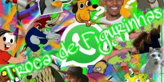 Imagem do grupo de WhatsApp Só figurinhas tope
