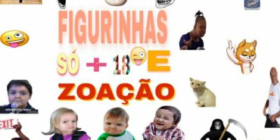 Imagem do grupo de WhatsApp Figurinhas e Zoação