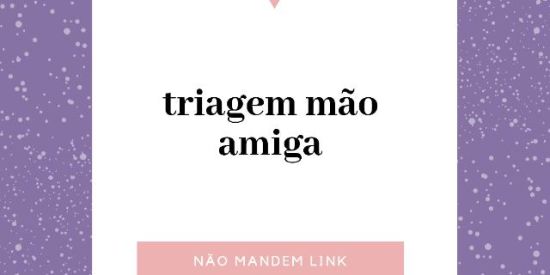 Imagem do grupo de WhatsApp Triagem mão amiga🤝🏽