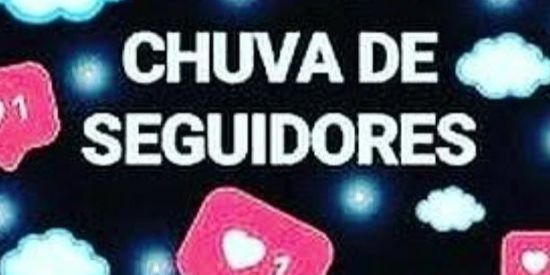 Imagem do grupo de WhatsApp Chuva de seguidores