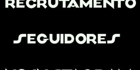 Imagem do grupo de WhatsApp Recrutamento seguidores no instagram.