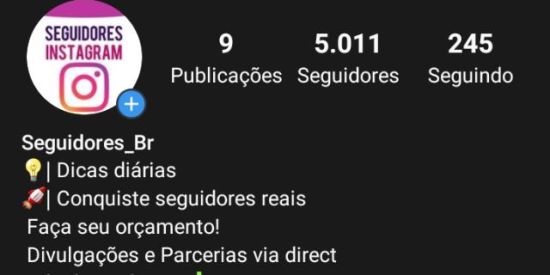 Imagem do grupo de WhatsApp 500 a 1000 seguidores por/dia