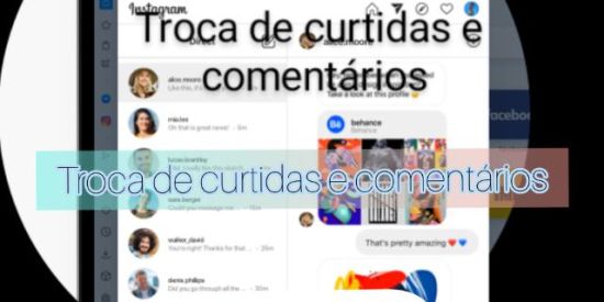 Imagem do grupo de WhatsApp Troca de Curtidas e comentários_ Instagram