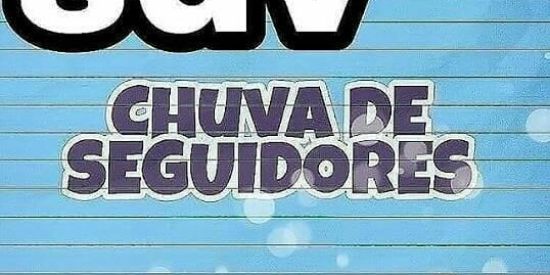 Imagem do grupo de WhatsApp Chuva de seguidores