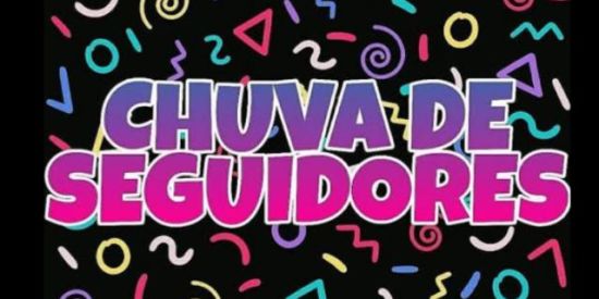 Imagem do grupo de WhatsApp Chuva de seguidores