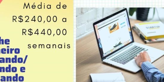 Imagem do grupo de WhatsApp Trabalhar em casa 2020💸💰💰