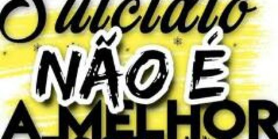 Imagem do grupo de WhatsApp Diga nao ao suicideo🌻