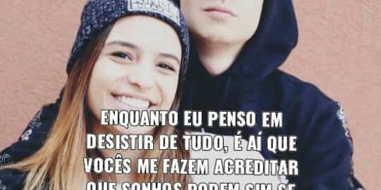 Imagem do grupo de WhatsApp ♥️Fã Clube Thai&Biel♥️