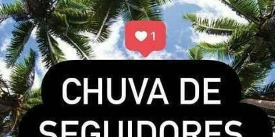 Imagem do grupo de WhatsApp CHUVA DE SEGUIDORES