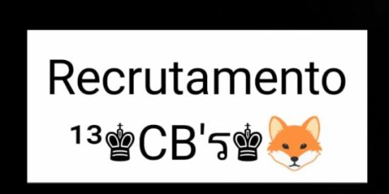 Imagem do grupo de WhatsApp ⚜️Recrutamento 13♚CB'ร♚🦊