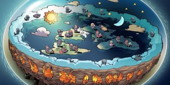 Imagem do grupo de WhatsApp Flat Earth