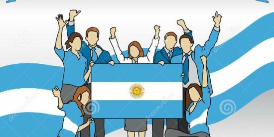 Imagem do grupo de WhatsApp Grupo de argentinos