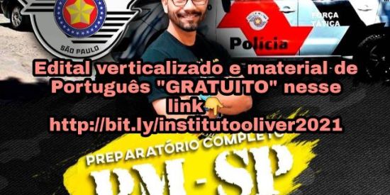 Imagem do grupo de WhatsApp Concurso PM-SP