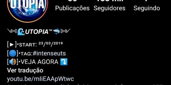 Imagem do grupo de WhatsApp Ganhar seguidores Uts🦈💥