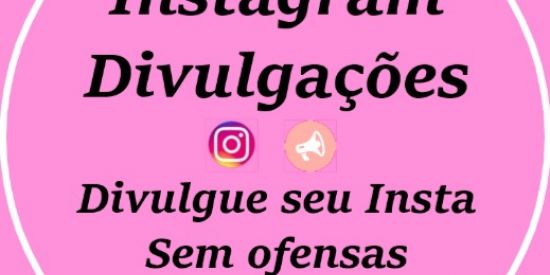 Imagem do grupo de WhatsApp Instagram Divulgações