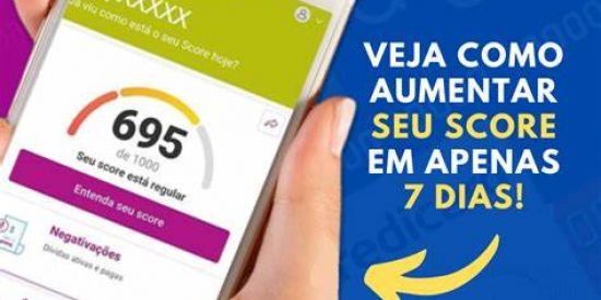 Imagem do grupo de WhatsApp AUMENTE SEU SCORE
