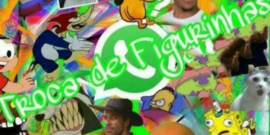 Imagem do grupo de WhatsApp Troca de figurinhas
