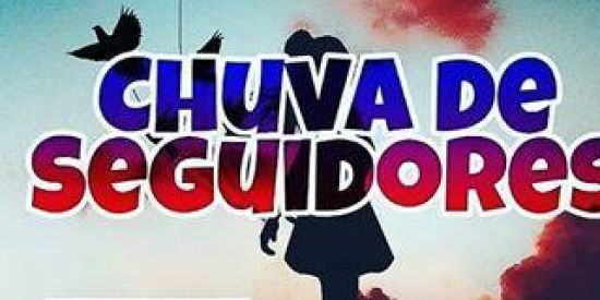 Imagem do grupo de WhatsApp Chuva de seguidores!