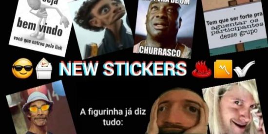 Imagem do grupo de WhatsApp 😎☑️ NEW STICKERS ♨️〽️✅