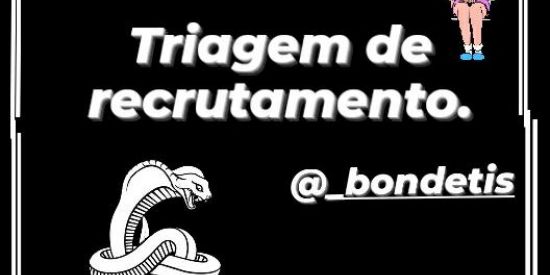 Imagem do grupo de WhatsApp TRIAGEM DE RECRUTAMENTO🐍
