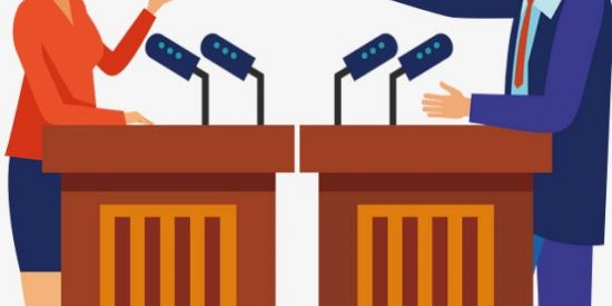 Imagem do grupo de WhatsApp Debate político