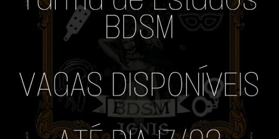 Imagem do grupo de WhatsApp Turma de estudos bdsm