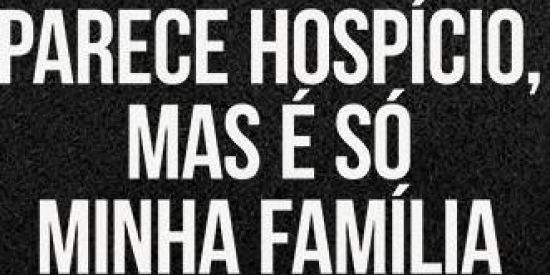 Imagem do grupo de WhatsApp Hospício lotado