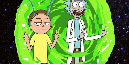 Imagem do grupo de WhatsApp Rick and Morty💚