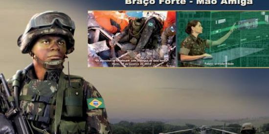 Imagem do grupo de WhatsApp Exército brasileiro