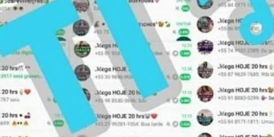Imagem do grupo de WhatsApp ⚠️RECRUTAMENTO TIS'⚠️