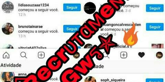 Imagem do grupo de WhatsApp ❤️͢⃟⁩Recrυтαмeɴтo ✯Gwร✯🔥