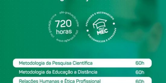 Imagem do grupo de WhatsApp Pós graduação