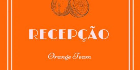 Imagem do grupo de WhatsApp RECEPÇÃO #ORANGETEAM 🧡🍊