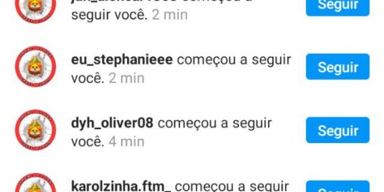 Imagem do grupo de WhatsApp SEGUIDORES NO INSTA✅