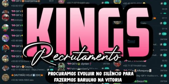 Imagem do grupo de WhatsApp 👑GK'ร♦️RECRUTAMENTO♦️