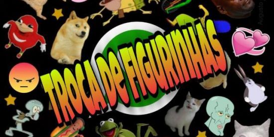 Imagem do grupo de WhatsApp Troca de figurinha