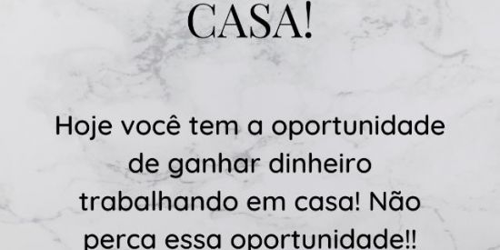 Imagem do grupo de WhatsApp GANHE DINHEIRO EM CASA💸💹💵