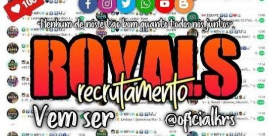 Imagem do grupo de WhatsApp 💜RECRUTAMENTO KRS💜
