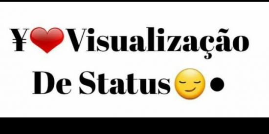 Imagem do grupo de WhatsApp Visualizações de status.☠️