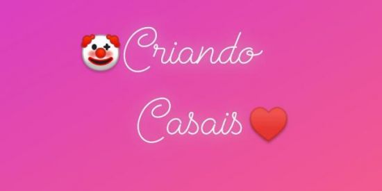 Imagem do grupo de WhatsApp Criando_casais🤡❤️