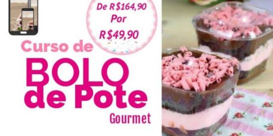 Imagem do grupo de WhatsApp Curso de bolo no pote